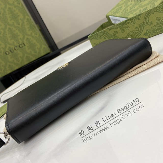 Gucci專櫃古馳最新款Marmont系列錢夾男女款拉鏈長夾錢包 jh2480型號：790057